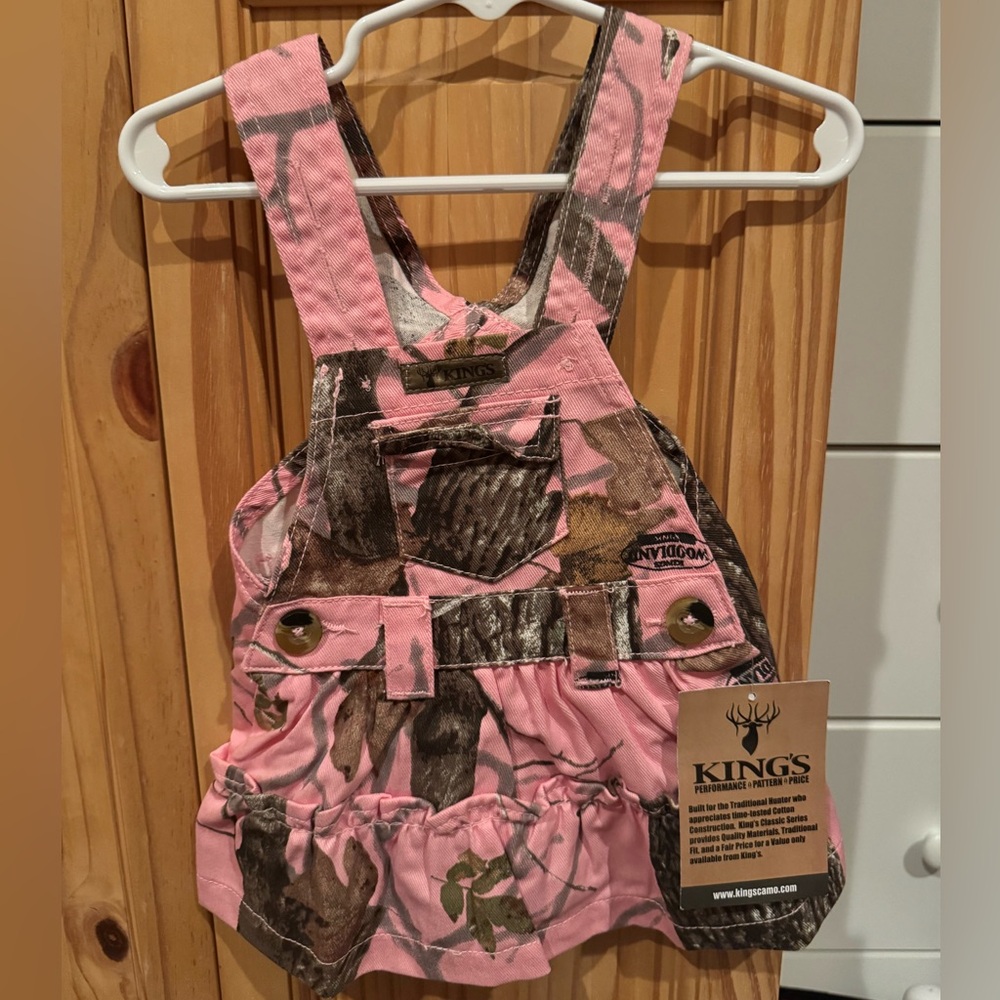 King's Camo Pink Kids Casual Dress